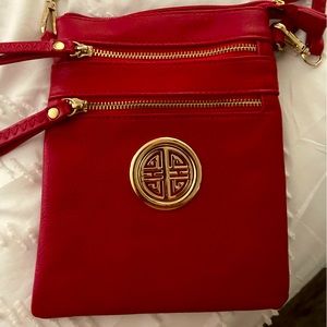 Kino Red Large Cross Body Purse!
